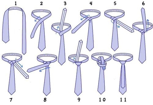 návod jak uvázat kravatu Murrel