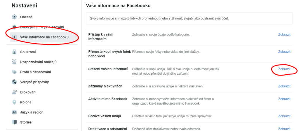 jak si uložit fotky z facebooku do počítače