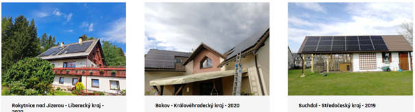 Ukázka práce firmy Česká solární